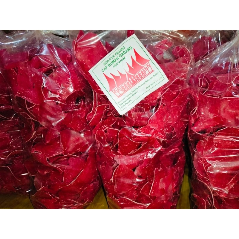 

Kerpuk Merah Khas Padang / Siap goreng