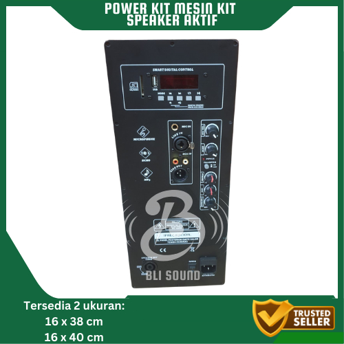 POWER KIT MESIN KIT SPEAKER AKTIF 500 WATT BLUETOOTH ECHO USB IMPORT