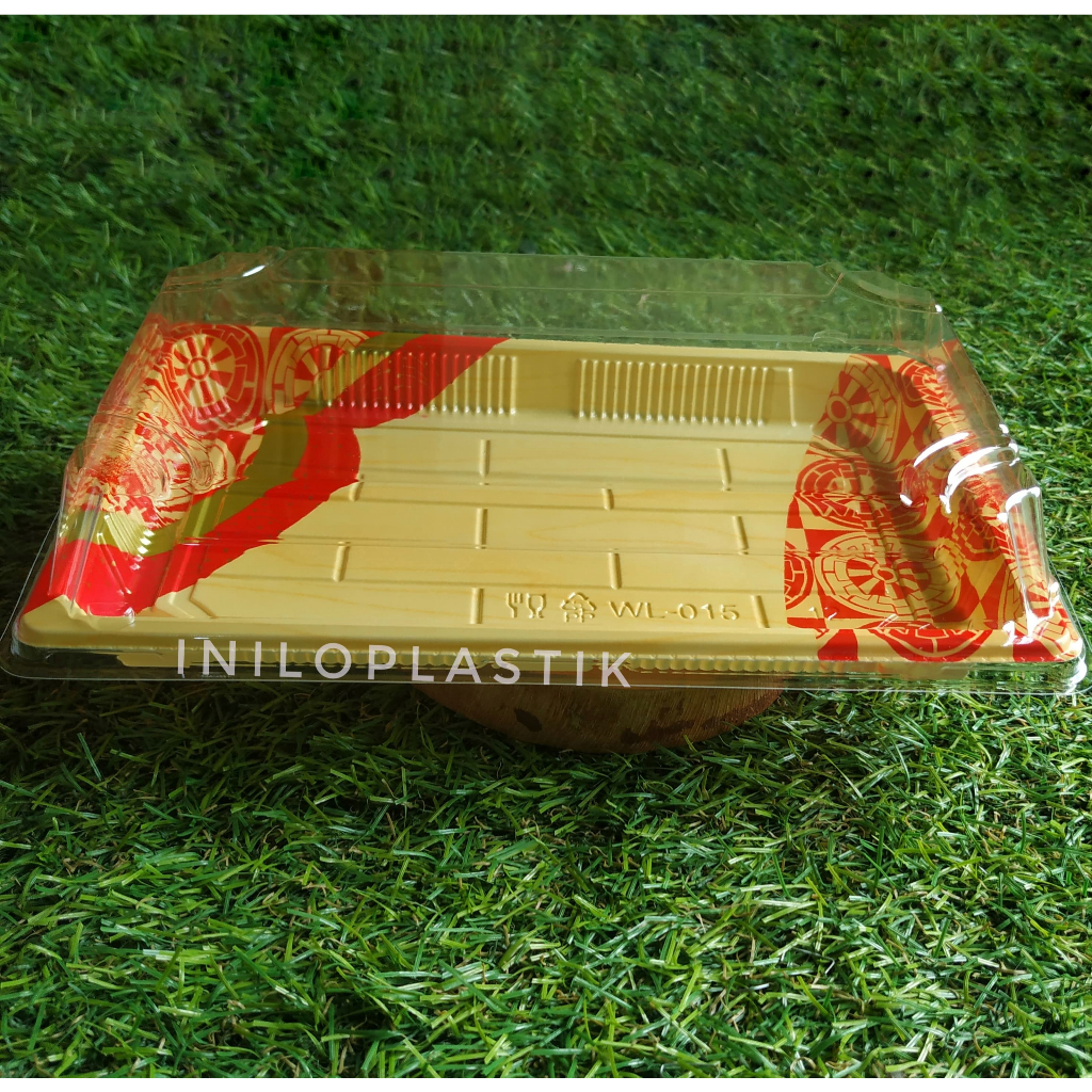 Tray Mika Sushi / Mika Box Sushi WL 07/WL-015 / Mika Kue / Mika Premium / Tray Sushi + Tutup