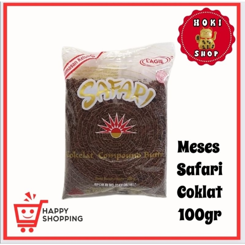 

✔MURAH Meses Safari 100gr / Meses Coklat