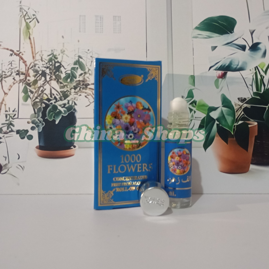 1000 BUNGA / ALF ZAHRA Merek DOBHA Parfum Kemasan 6ml Roll On Non alkohol