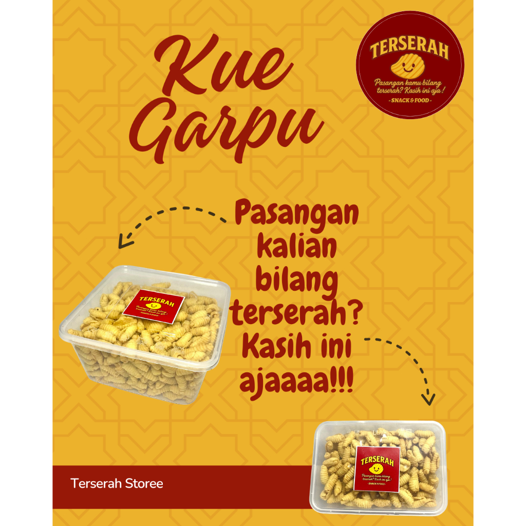 

kue garpu | kue kuwuk/kue kewuk | kue lebaran | gurih | terserah.store