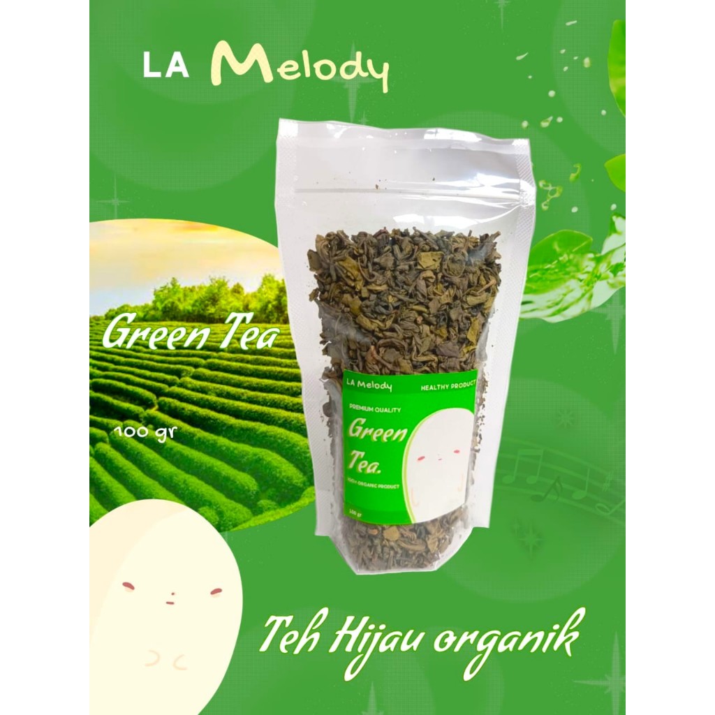 

Teh Hijau / Green Tea Organik 100 gr