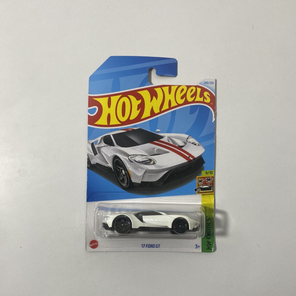 Hotwheels - 17 Ford GT - Putih