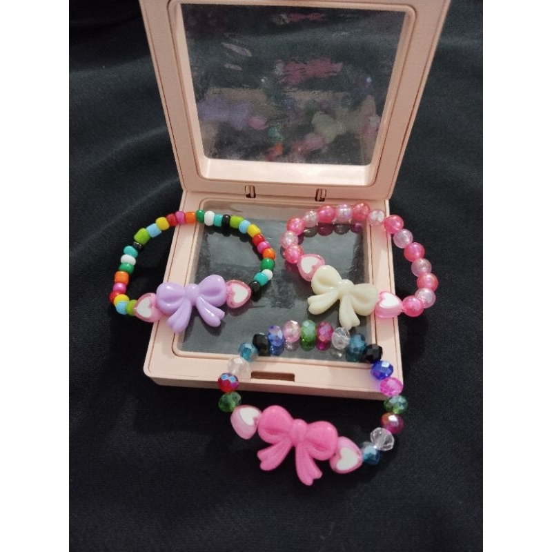 GELANG ANAK BAYI BALITA PEREMPUAN MANIK MANIK PITA