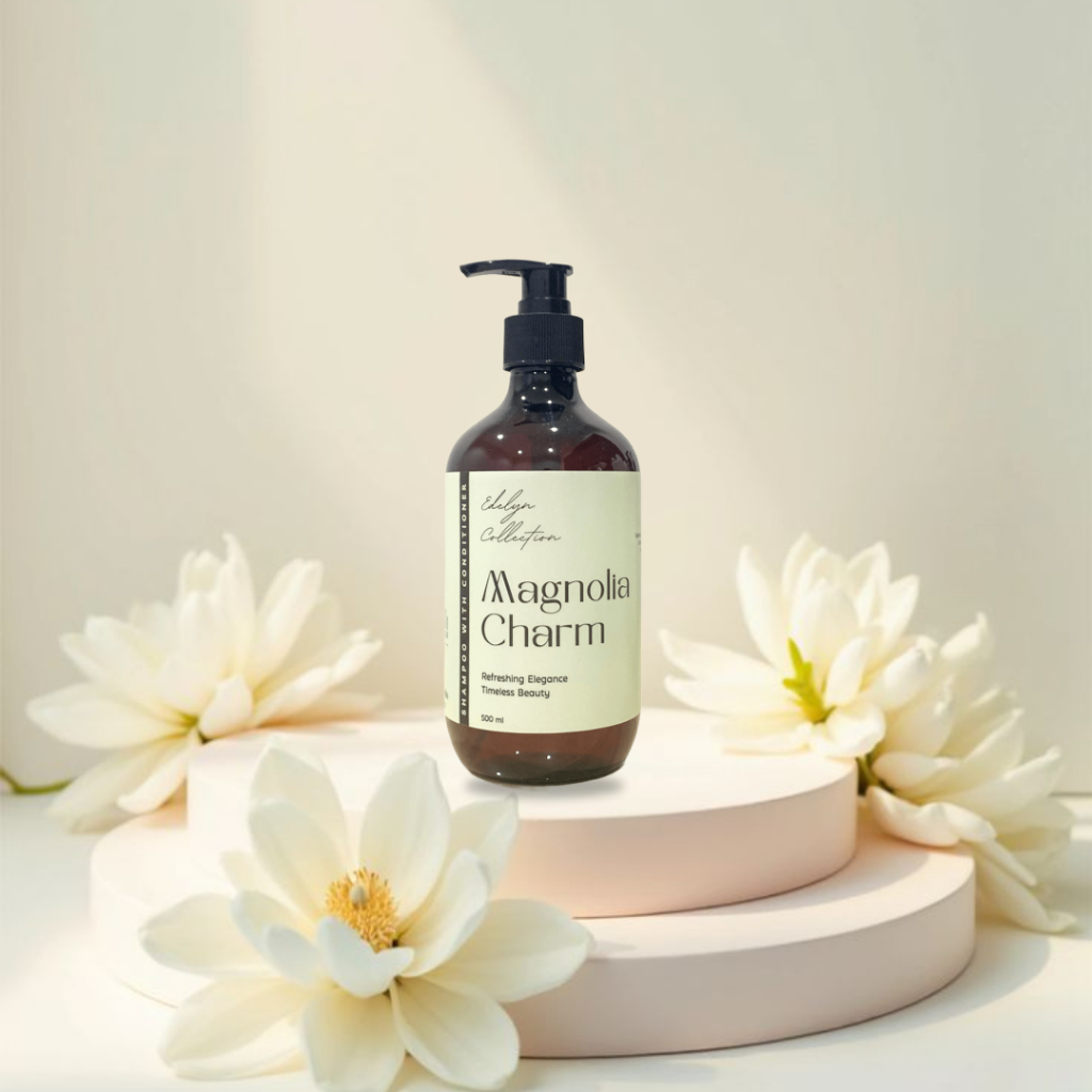 EDELYN COLLECTION Shampoo Premium with Conditioner Magnolia Charm 500 ml Sampo Premium dengan Condit