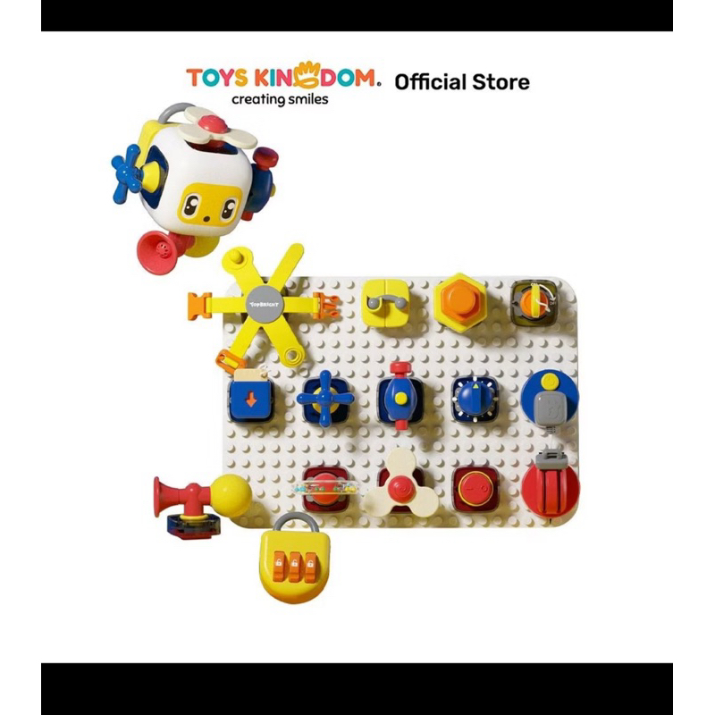 preloved top bright set busy board deluxe mainan anak