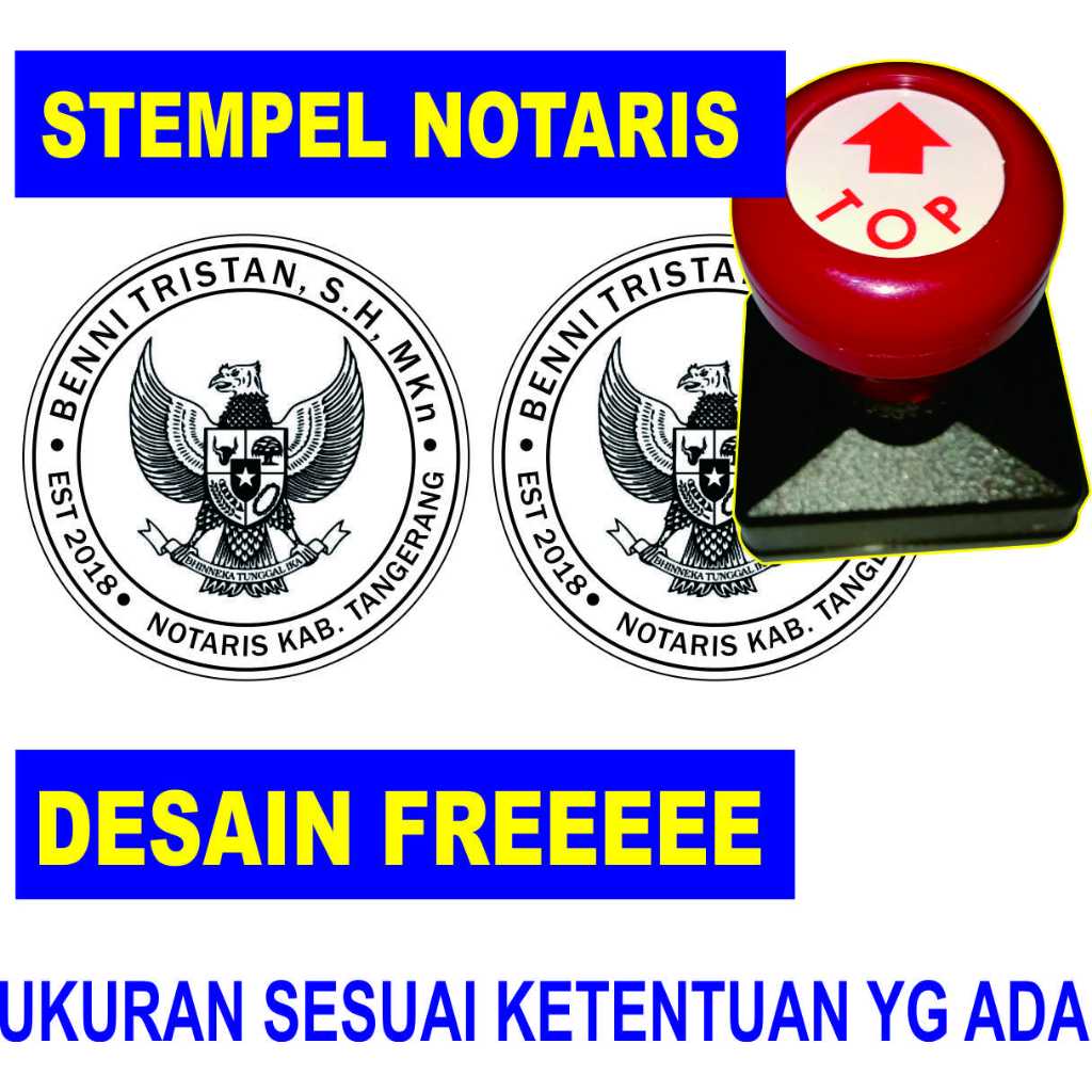

Stempel Notaris stempel PPAT