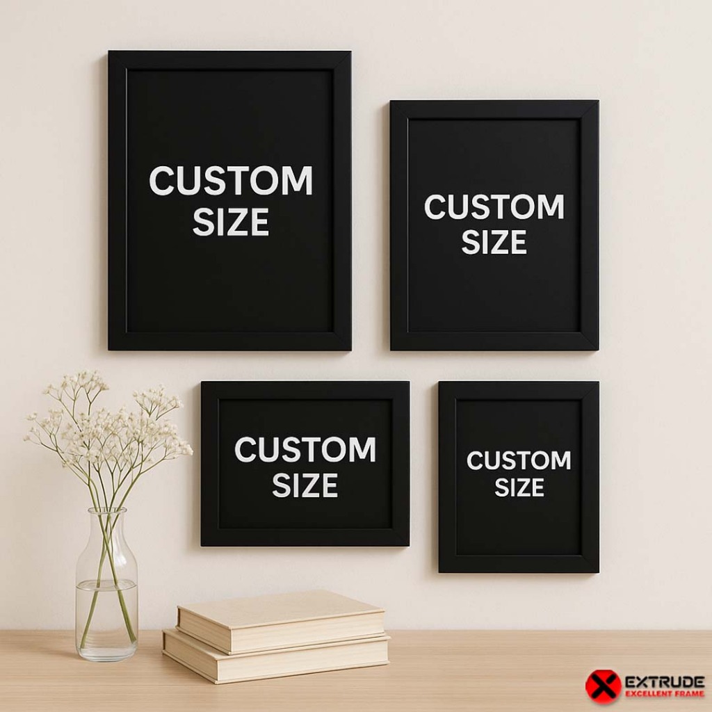 Frame foto 3D Custom ukuran A4 Rongga 2 CM