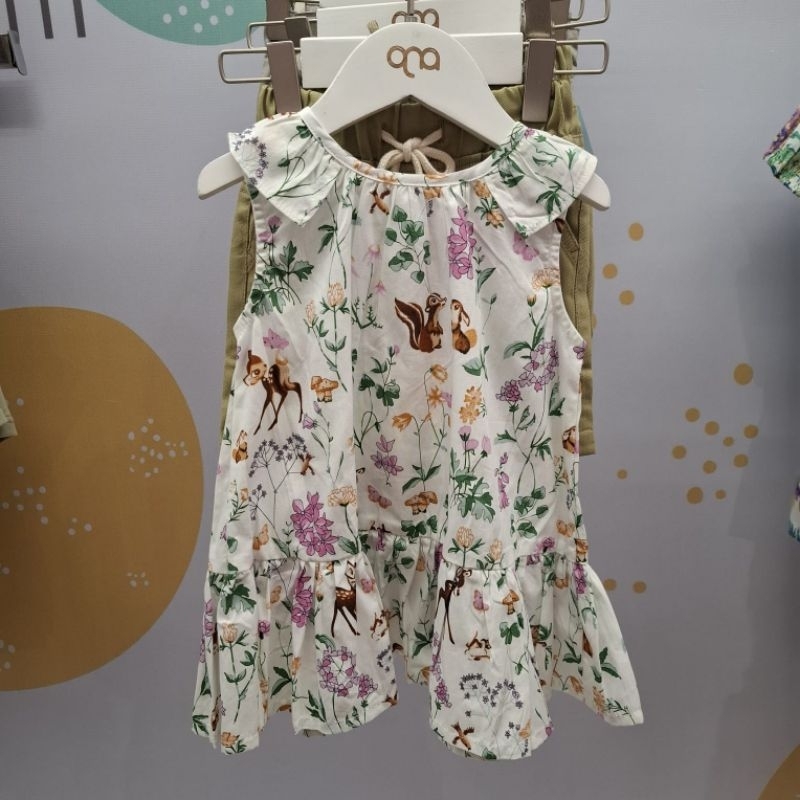 Qna Baju Dress Anak Perempuan 1-4 tahun Original