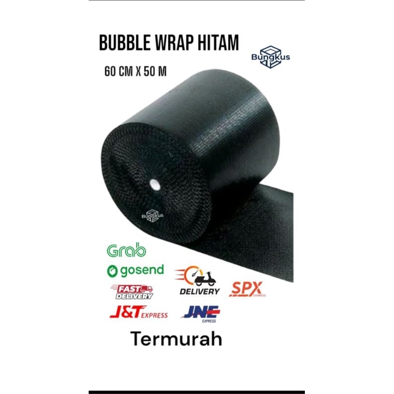 

Bubble wrap 60 cm x 50 m kualitas tebal diameter besar