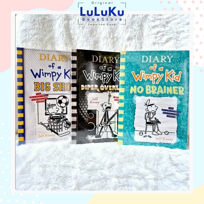 Buku Bacaan Anak Import Ori DIARY OF A WIMPY KID NO BRAINER Children Imported Book Original