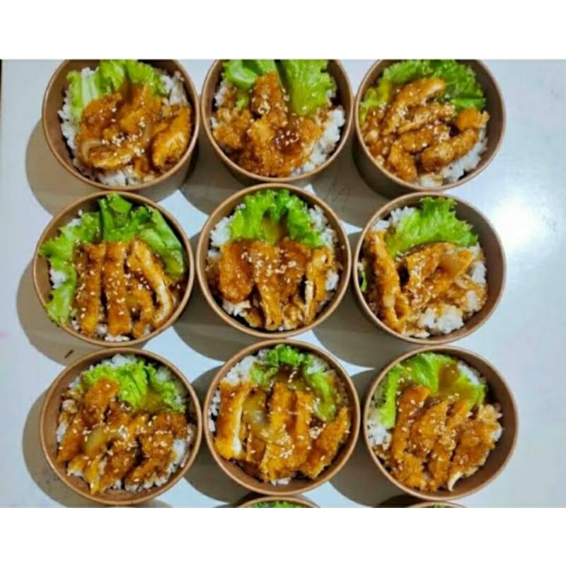 

rice bowl chicken katsu