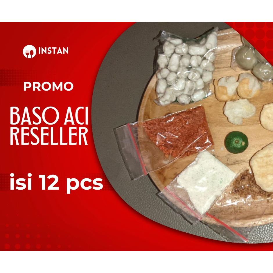 

PAKET!!! baso aci harga reseller bonus limau isi 12 pcs