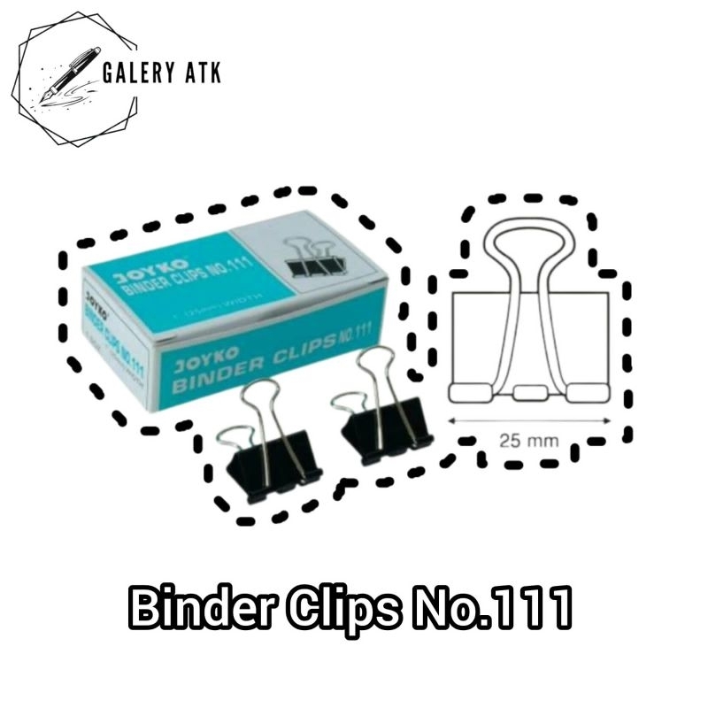 

BINDER CLIP JOYKO No.111 | PAPER CLIPS JOYKO