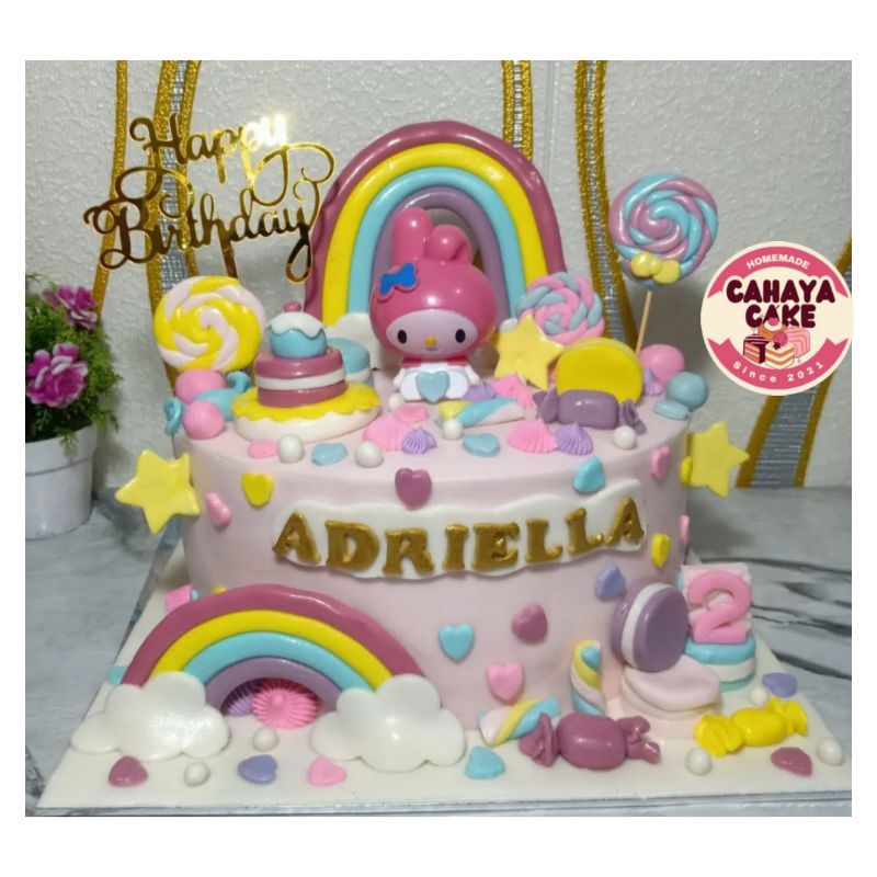 

Kue Ulang Tahun Melody Sanrio / Melody Cake / Sanrio Cake / Kue ulang Tahun Melody