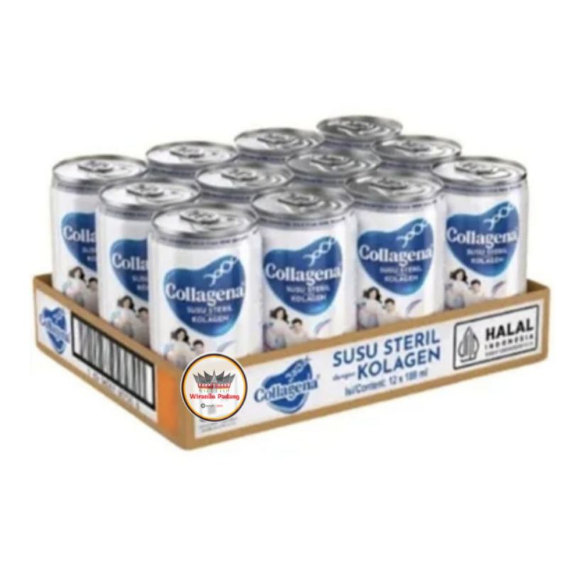 

Collagena Susu Steril Dengan Kolagen 1 Pack 12Pcs x 189ml