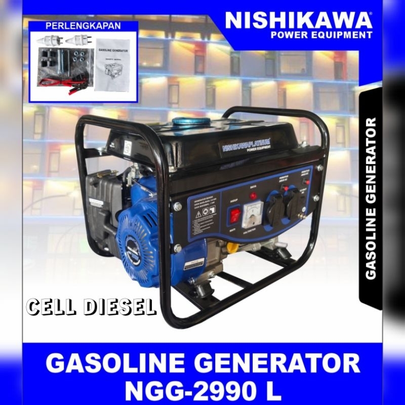 Genset Bensin NISHIKAWA NGG 2990 L / 1000 Watt