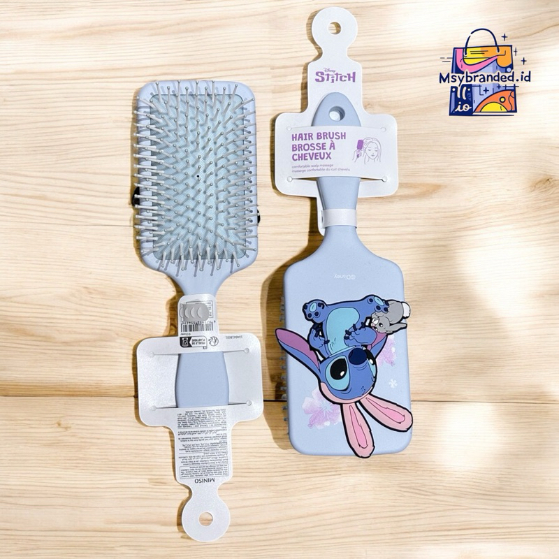 MINISO X DISNEY LILO & Stitch collection massage cushion brush sisir miniso disney stitch