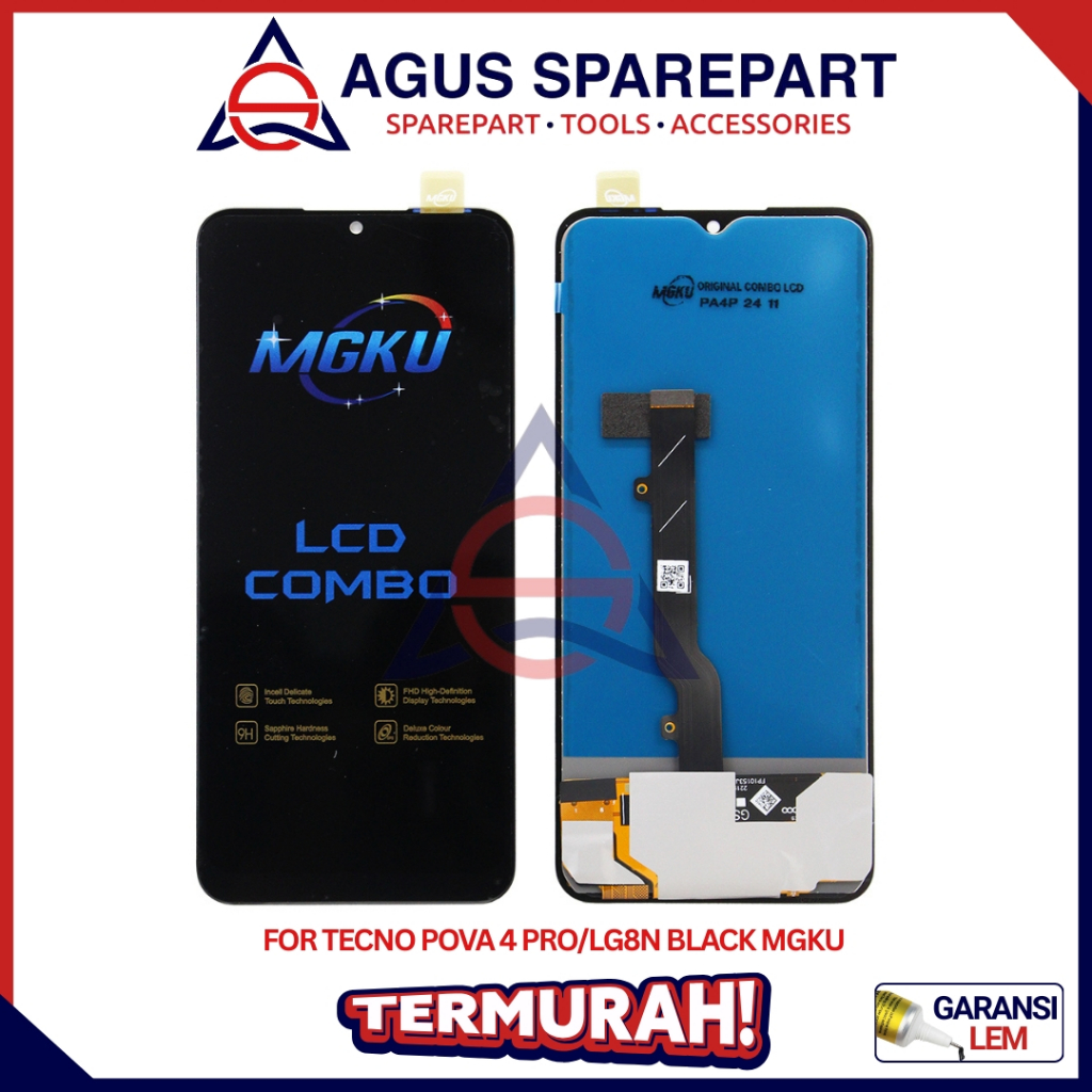 LCD TOUCHSCREEN TECNO POVA 4 PRO / LG8N
