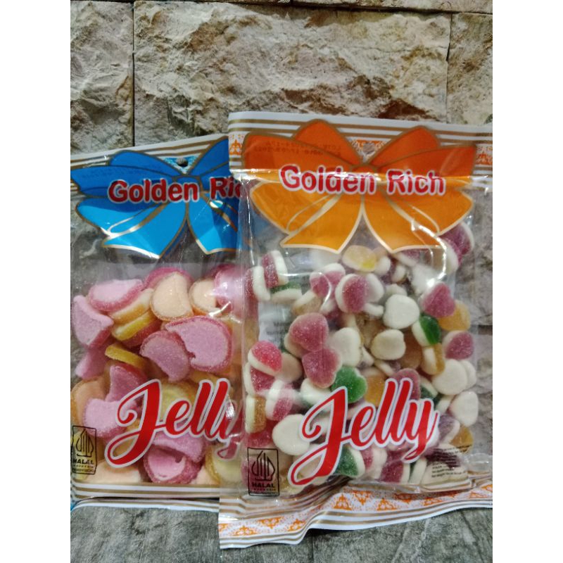 

GOLDEN RICH JELLY CANDY 400 gram ( Halal Indonesia)