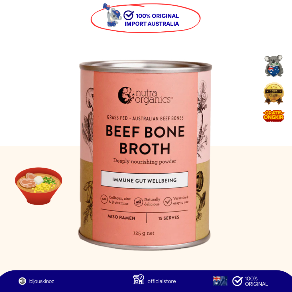 

[ 100% IMPORT AUSTRALIA ] NUTRA ORGANIC BEEF BONE BROTH MISO RAMEN