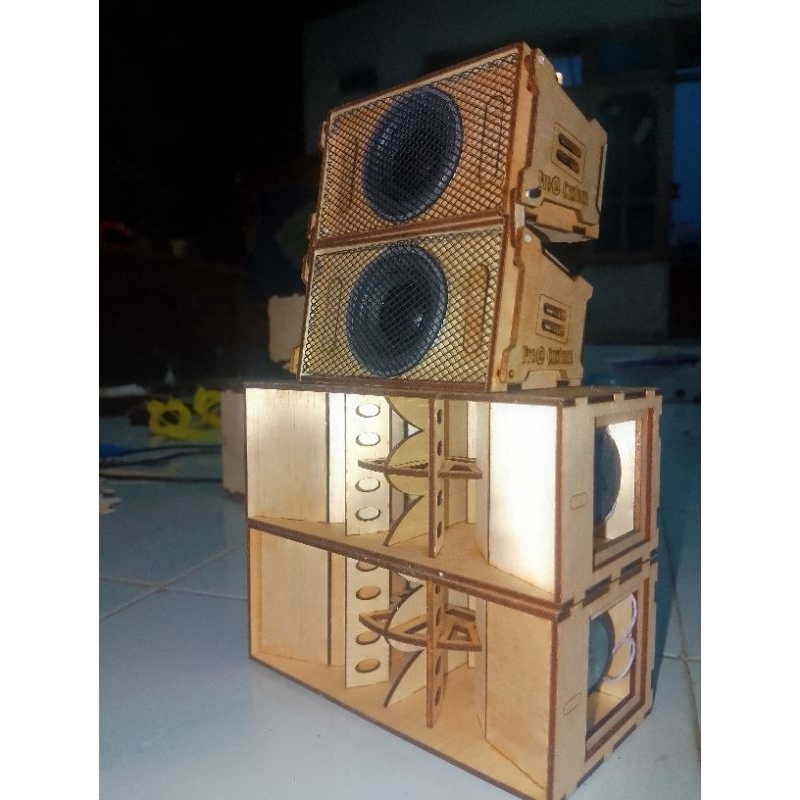 box speaker miniatur 2inc