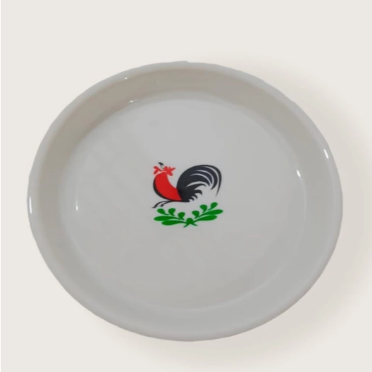 NAMPAN BULAT AYAM PLASTIK 35 CM / NAMPAN SAJI BULAT