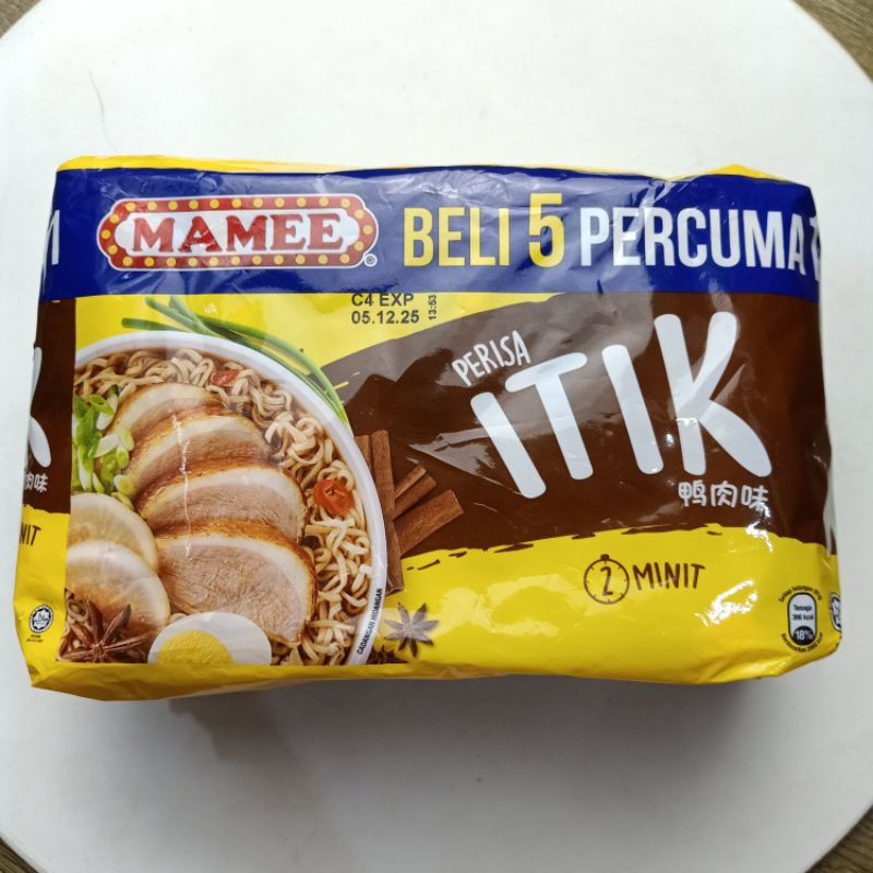 

Mie Mamee Rasa Itik Malaysia Isi 5 Bungkus /Mie /Mie Rebus /Mie Kuah