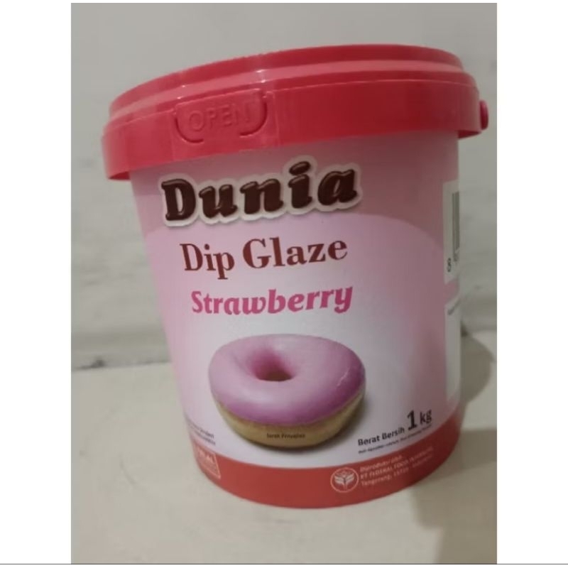 

Dunia Dip Glaze STRAWBERRY 1Kg
