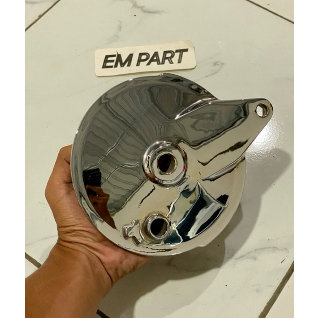 Tutup kampas tutup tromol rx king original finishing crom