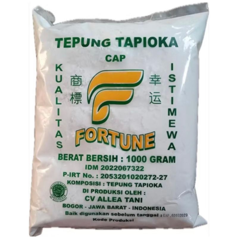 

tapioka Fortune kemasan 1 kilogram