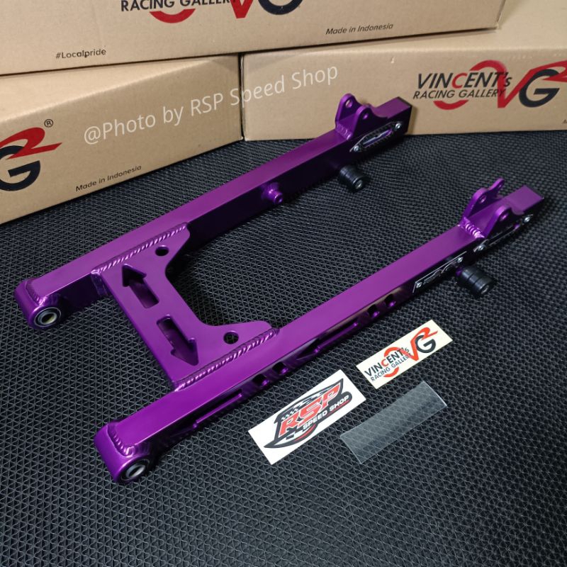 SWING ARM SLEEP ENGINE VRG JUPITER-Z COAK PANAH ORIGINAL VINCENT'S RACING GALLERY (PURPLE)