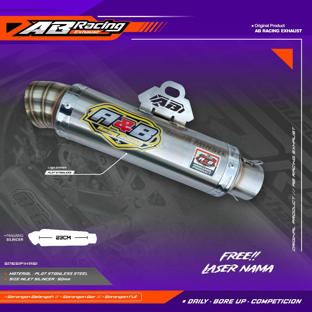 Silinser RL /knalpotkompetisi/knalpot racing/knalpotbrong/knalpotoriginal by A&B Racing Exhaust