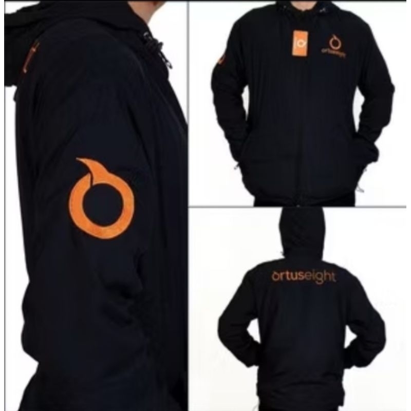 jaket parasut ortus running jaket sport olahraga
