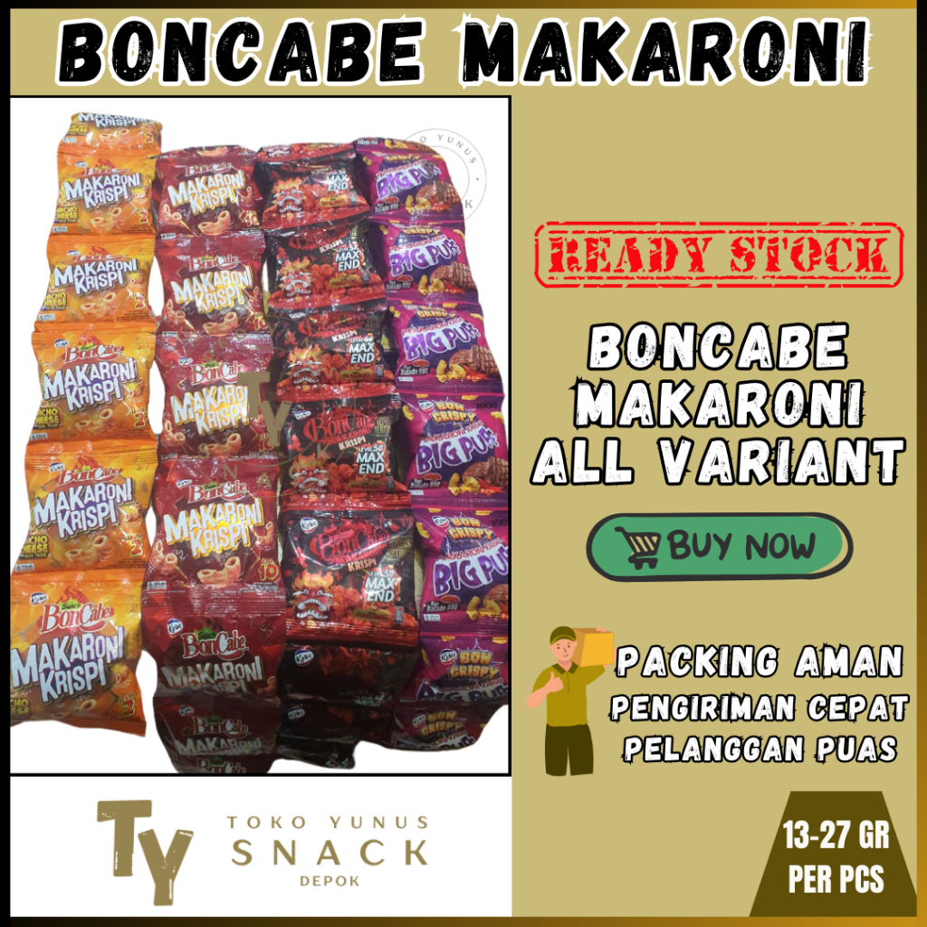 

BONCABE MAKARONI CRISPY ALL VARIANT