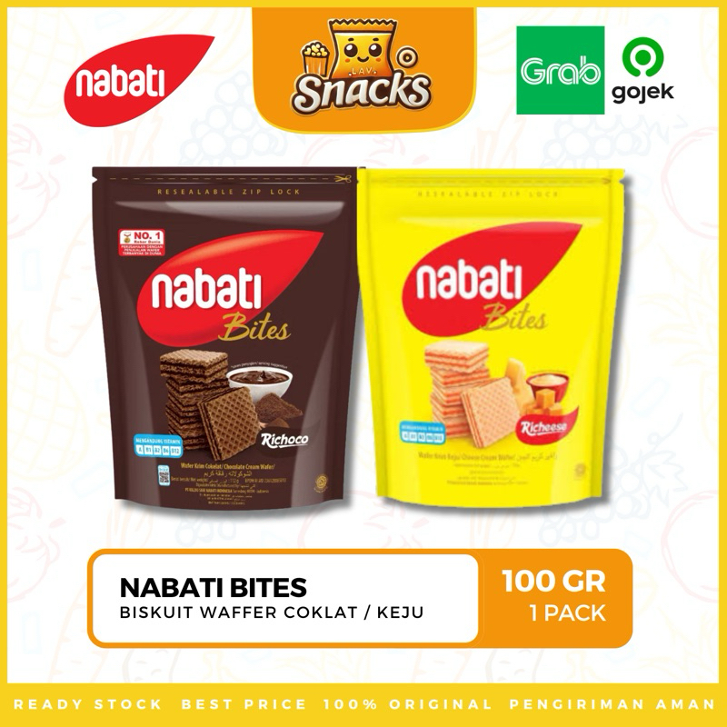 

Lav.Snacks︱Nabati Bites Richeese / Richoco 100GR - 1 PACK