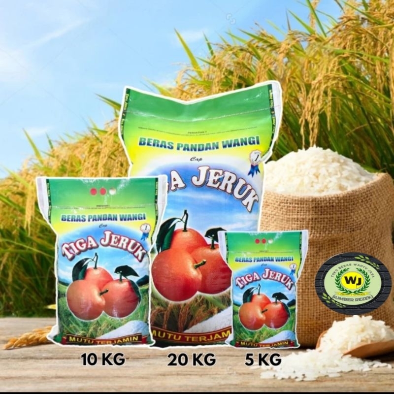 

BERAS TIGA JERUK PULEN ENAK