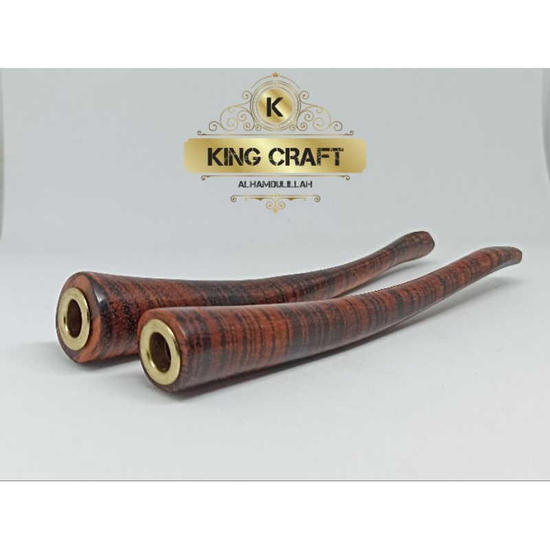 once pipa kayu gaharu zebra merah premium A1