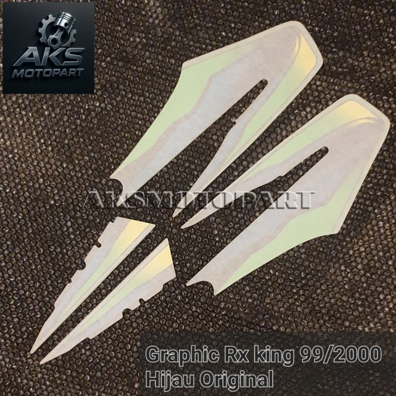 Lis Striping Graphic Rx king Rxking 1999 2000 Hijau Original