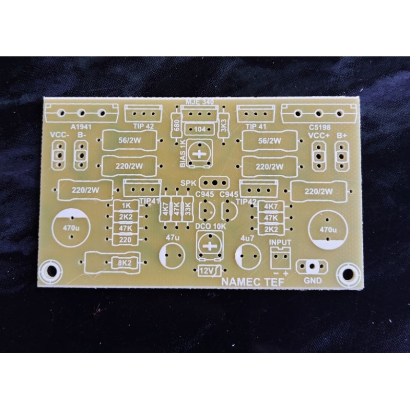 PCB NAMEC TEF Bias Servo Fiber FR4