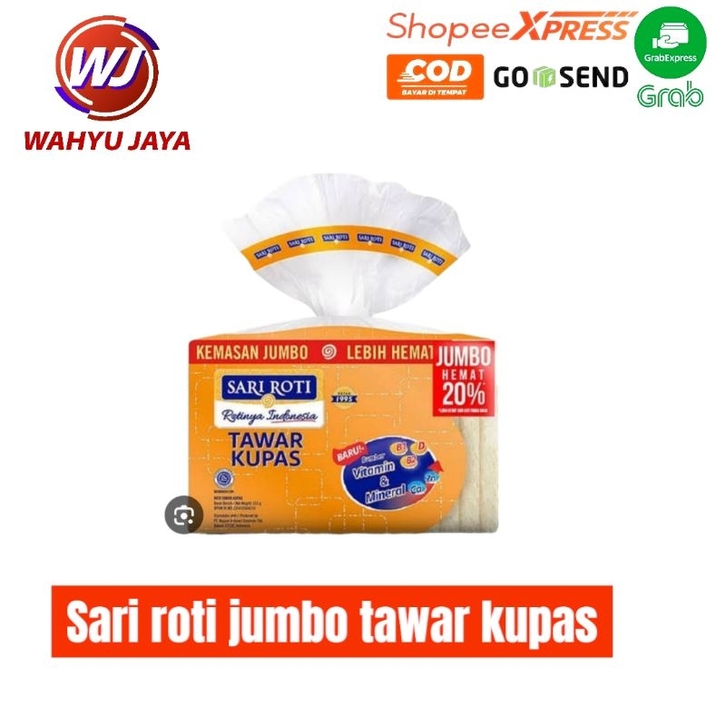 

sari roti jumbo tawar kupas