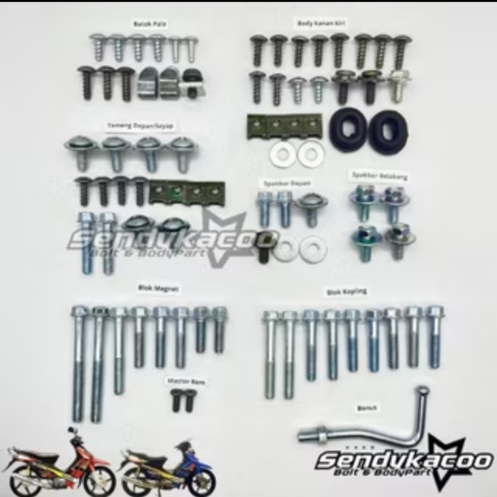 Baut Body Smash 110 New Full Set