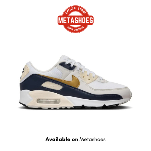 Sepatu Casual Air Max 90 NN Women's Sneakers Shoes - White Original