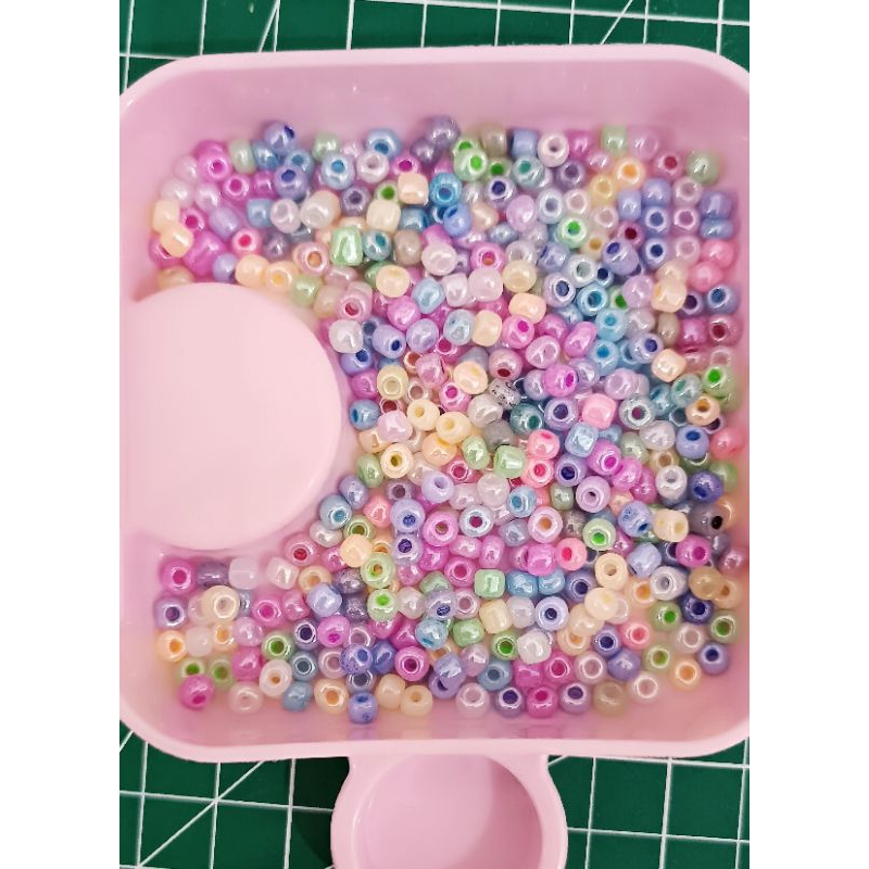 [30 gram] Manik Manik Pasir Bening Uk 2-4mm