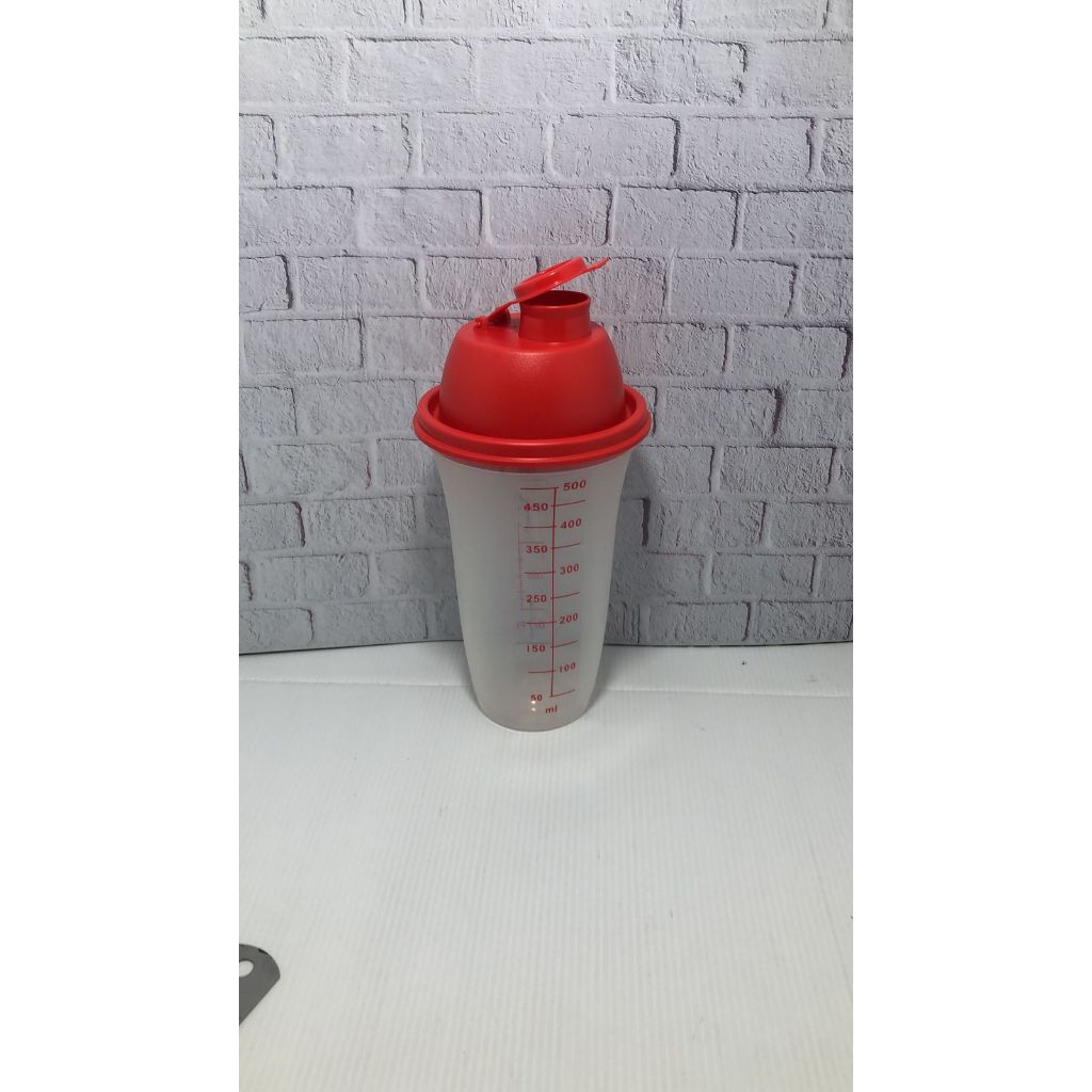 Tupperware Quick Shake 500ml - Tempat Shaker/Botol Ukur/Wadah Pengocok Bahan Makanan