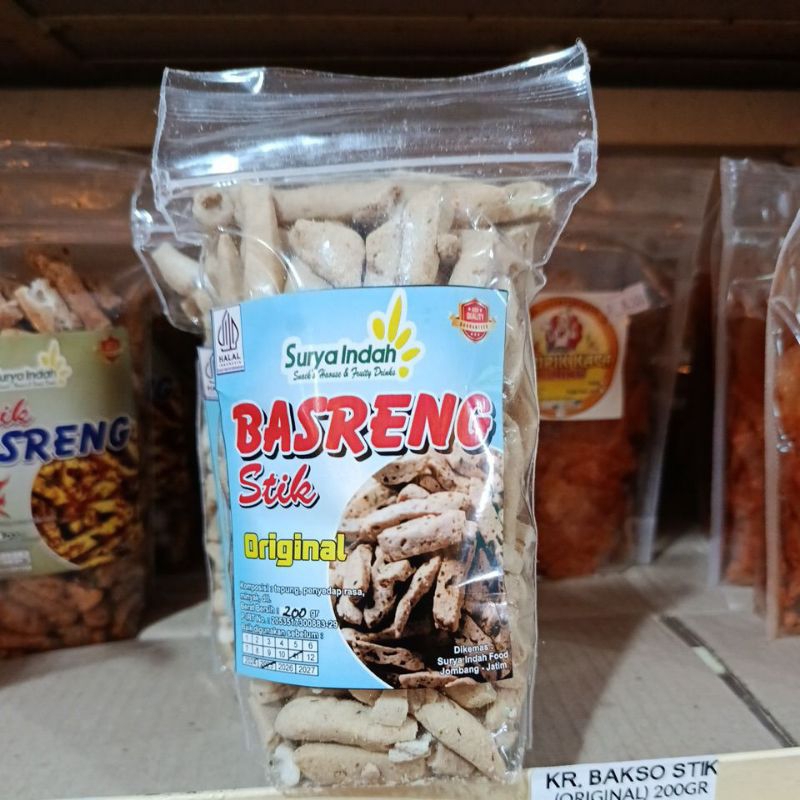 

BASRENG Stik Original 200gr packing Surya Indah Jombang