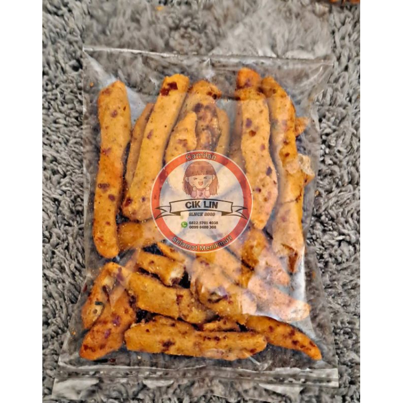 

Basreng stik pedas Cik Lin kemasan ekonomis