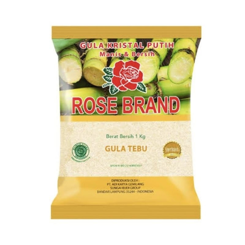 

Gula Pasir Rose Brand 1kg Gula Kemasan Rose Brand