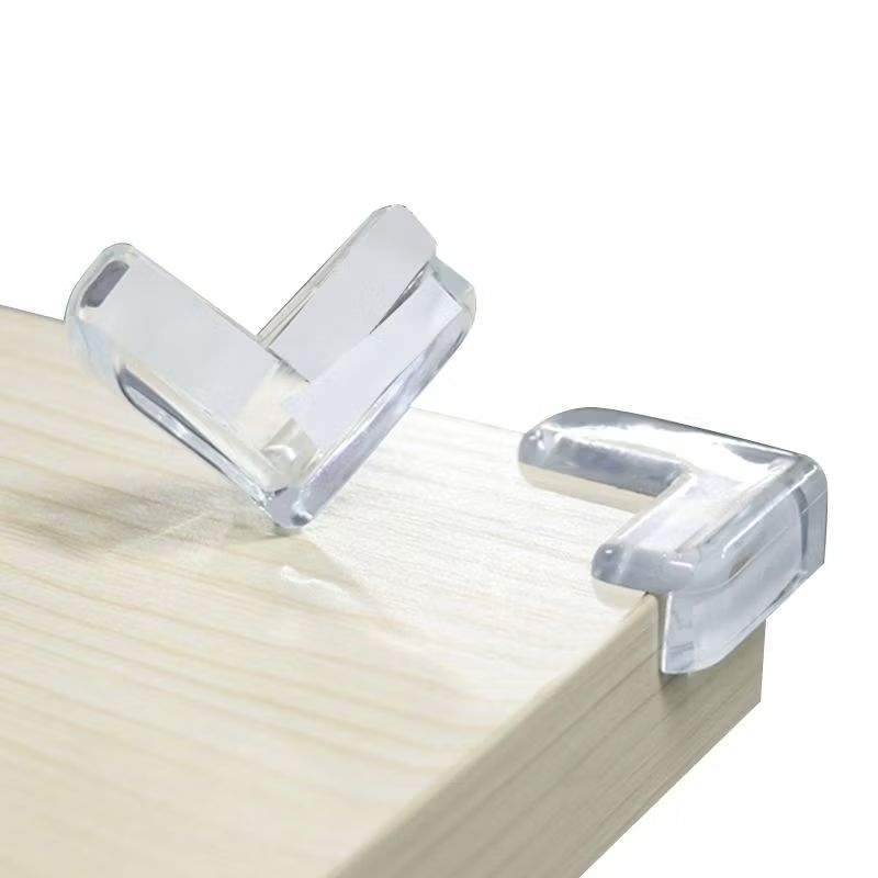 BENZ22 - Silikon Pelindung Pengaman Siku Sudut Meja Lemari Kursi / Karet Silicone Transparan /Busa P